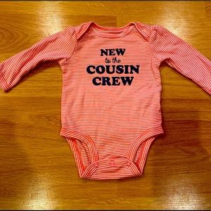 Carter’s Long Sleeve 3m Onesie